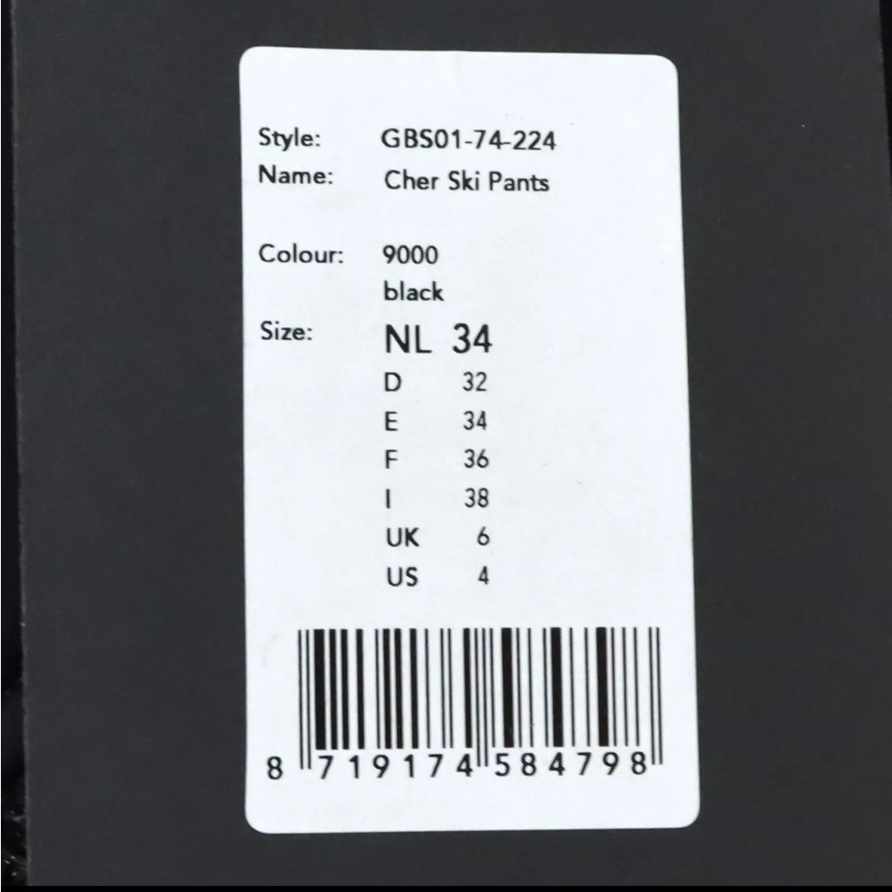 Goldbergh Cher Ski Polyamide & Elastane Pants in Black -Women's US Size 4 - Picture 10 of 13